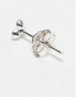 cluster aqua gemset stud earrings
